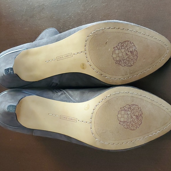 Vince Camuto gray suede booties - Picture 9 of 11